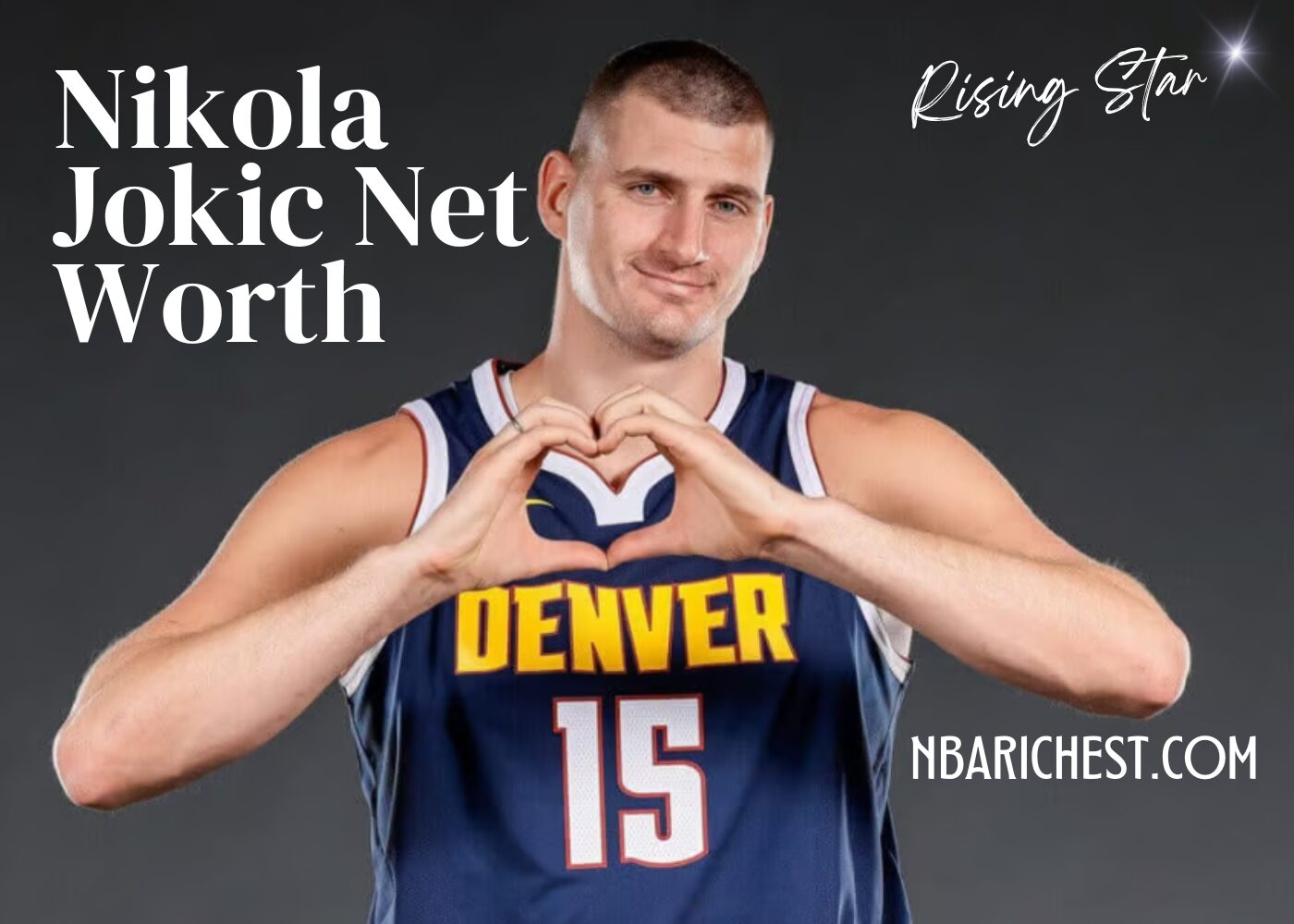 An infographic of Nikola Jokic Net Worth