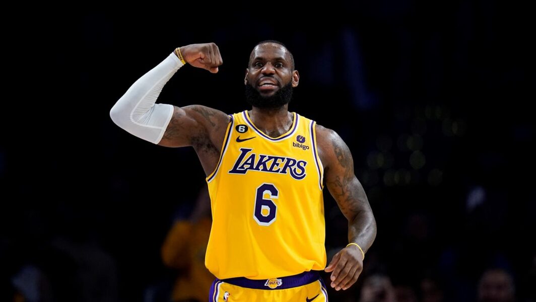An image of Lebron James During the Lakers game